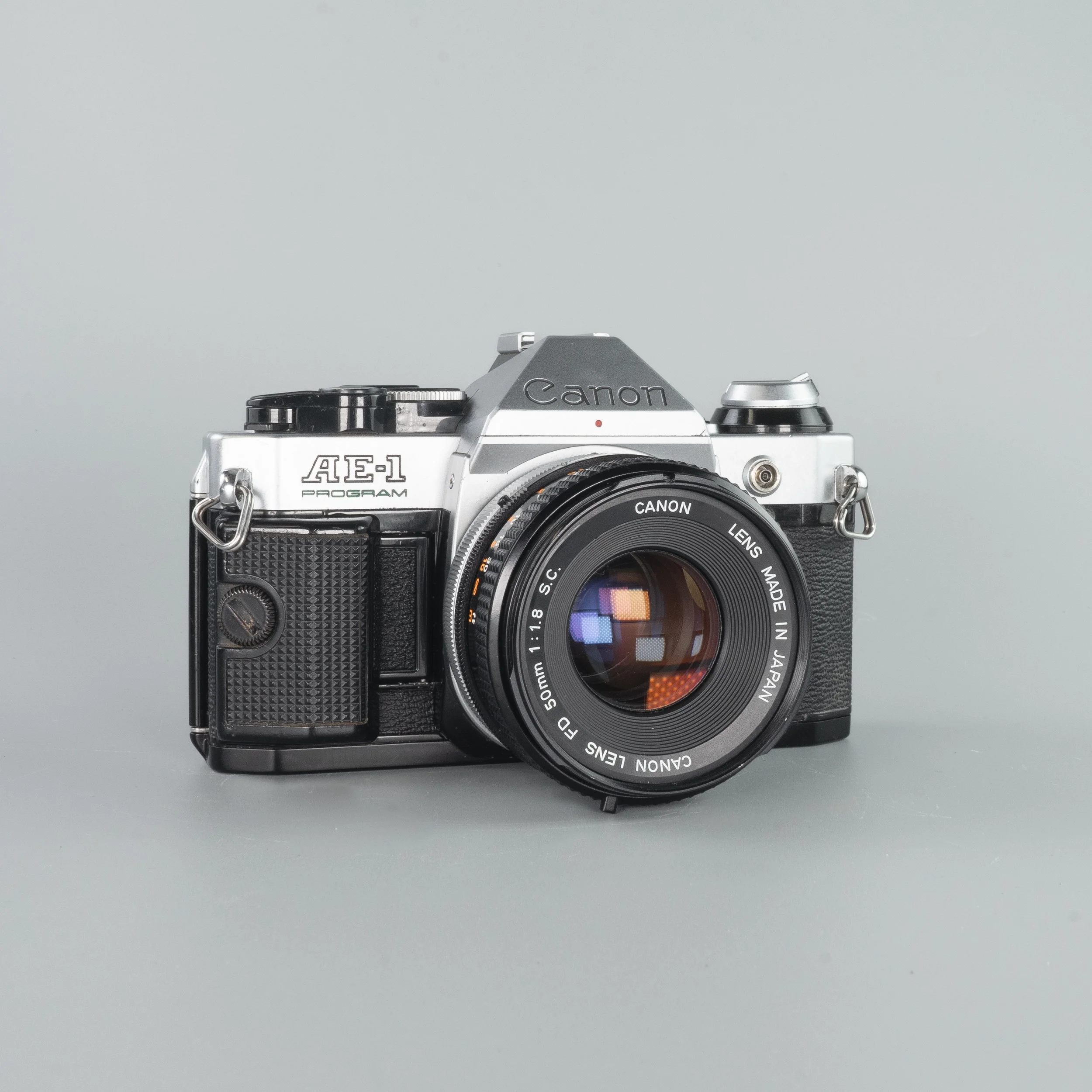 Canon Ae-1 Program 35mm Film Camera With 50mm F/1.8 Lens - Tested